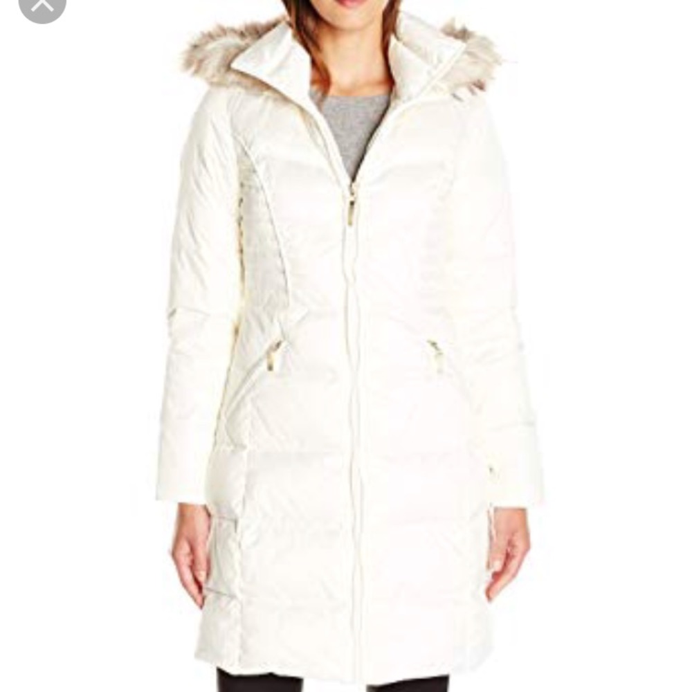 Winter White puffy coat